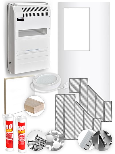 Conversion Kit from corner fridge company